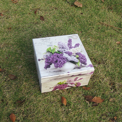 歐式風格花飾印刷天地蓋禮品包裝盒——廣州天河萬形紙品工藝廠批發熱賣